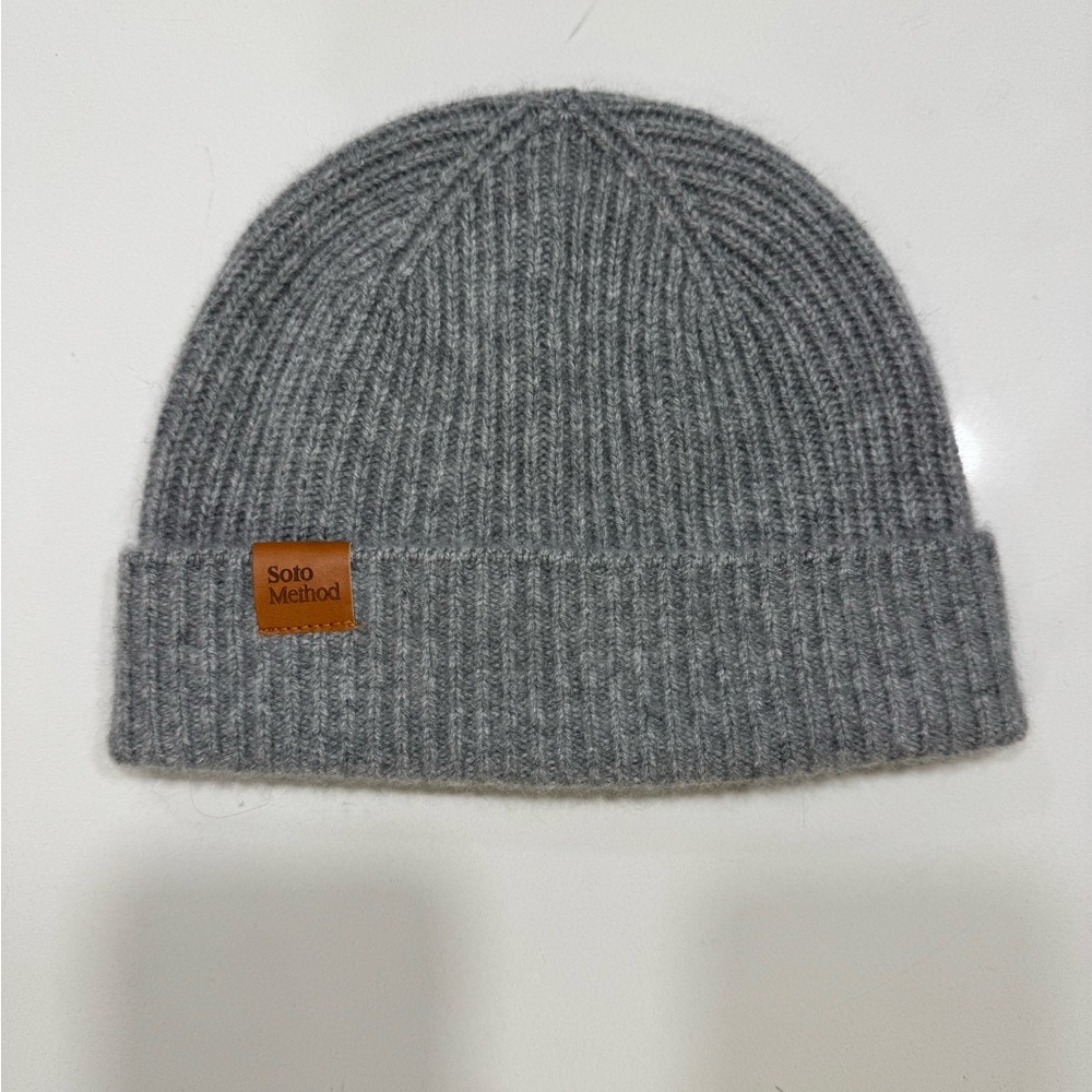 Soto Method Gray Knit Beanie